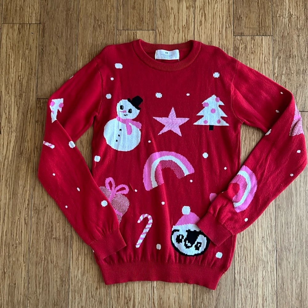H&M Christmas Sweater 8-10yr
